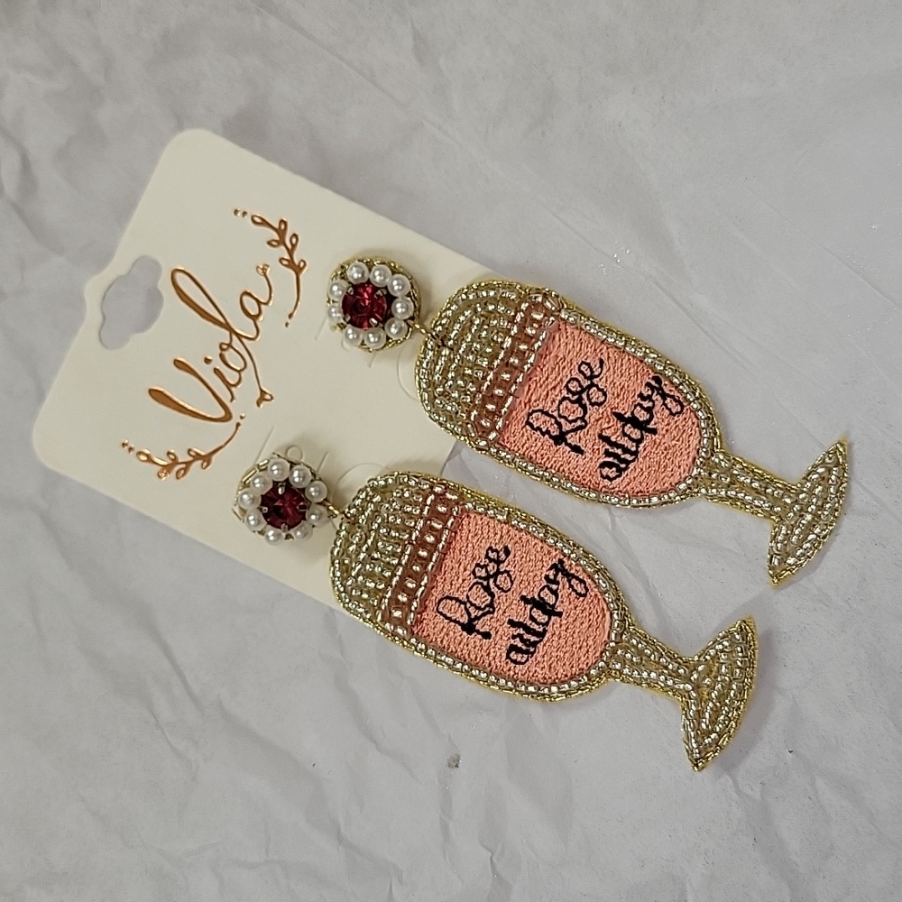 Rose all Day earings!